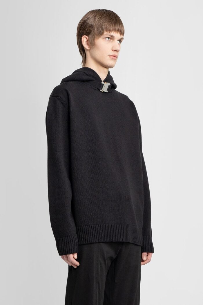 1017 alyx 9sm buckle collar knit hoodie 1017 ALYX 9SM Buckle Collar Knit Hoodie
