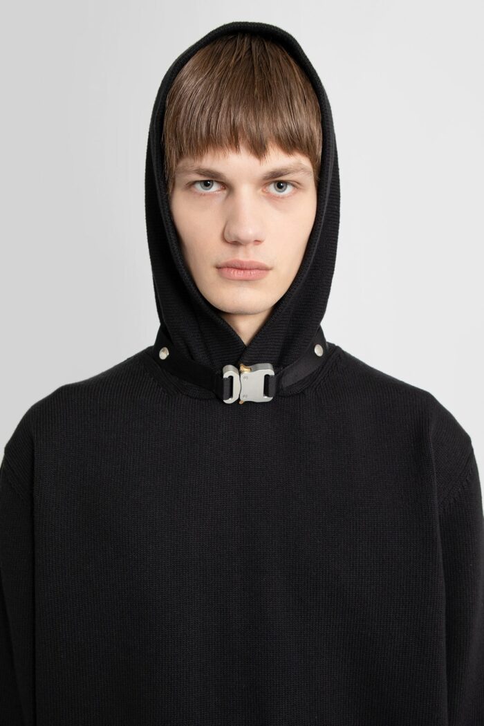 1017 alyx 9sm buckle collar knit hoodie 1017 ALYX 9SM Buckle Collar Knit Hoodie