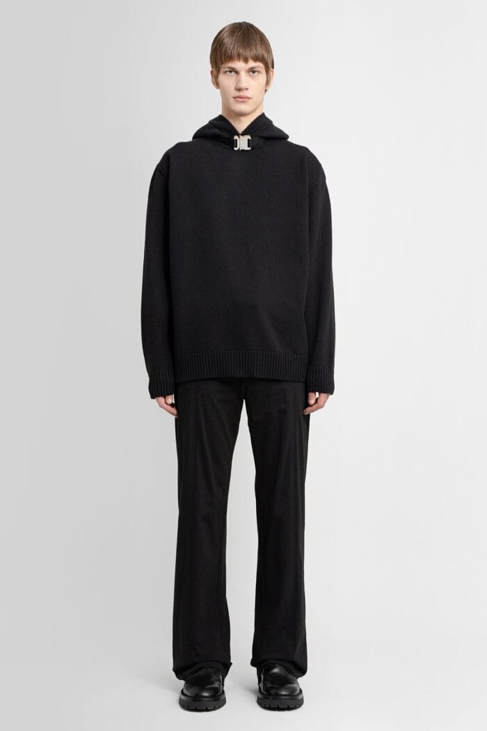 1017 alyx 9sm buckle collar knit hoodie 1017 ALYX 9SM Buckle Collar Knit Hoodie