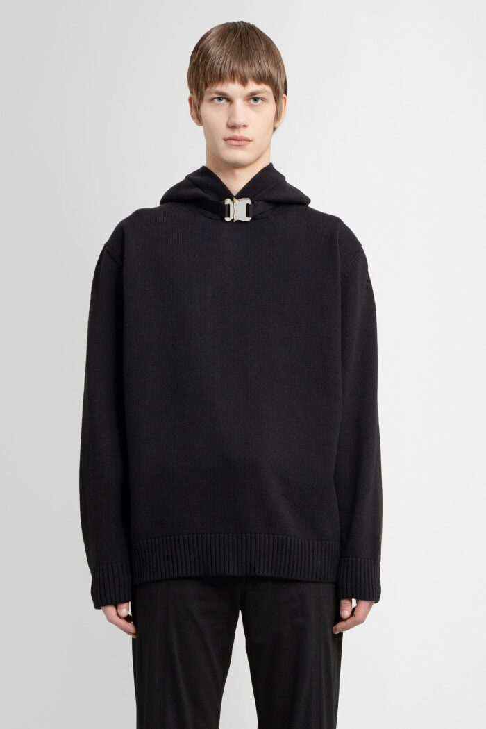 1017 alyx 9sm buckle collar knit hoodie 1017 ALYX 9SM Buckle Collar Knit Hoodie
