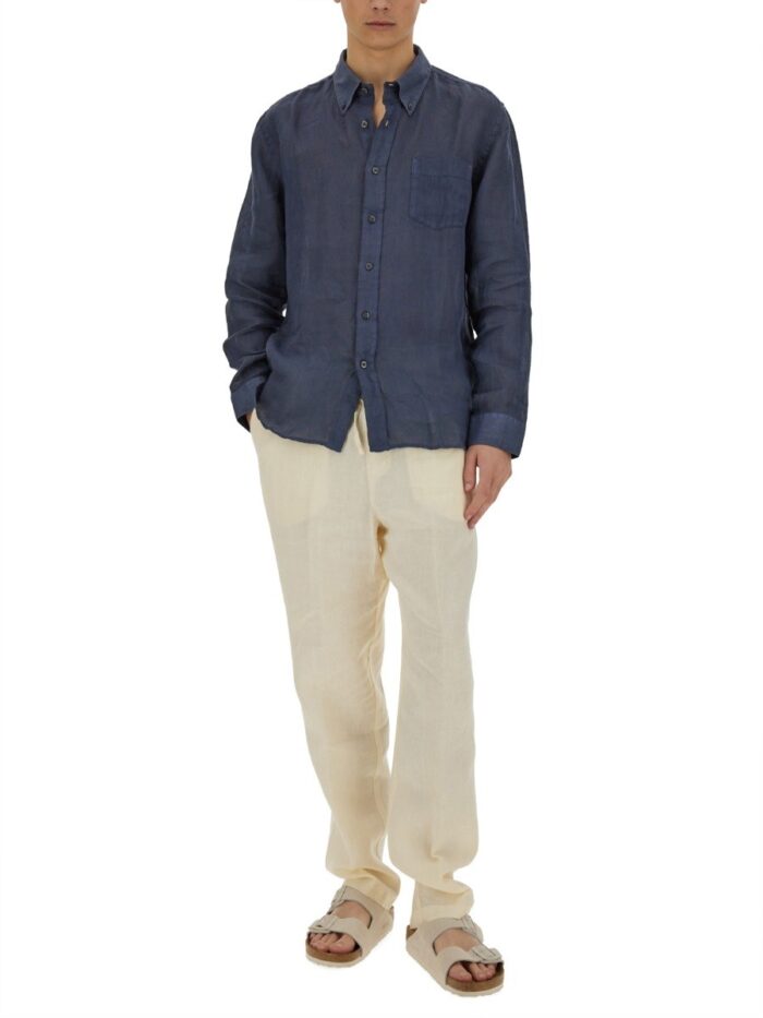 120% LINO BUTTON DOWN SHIRT