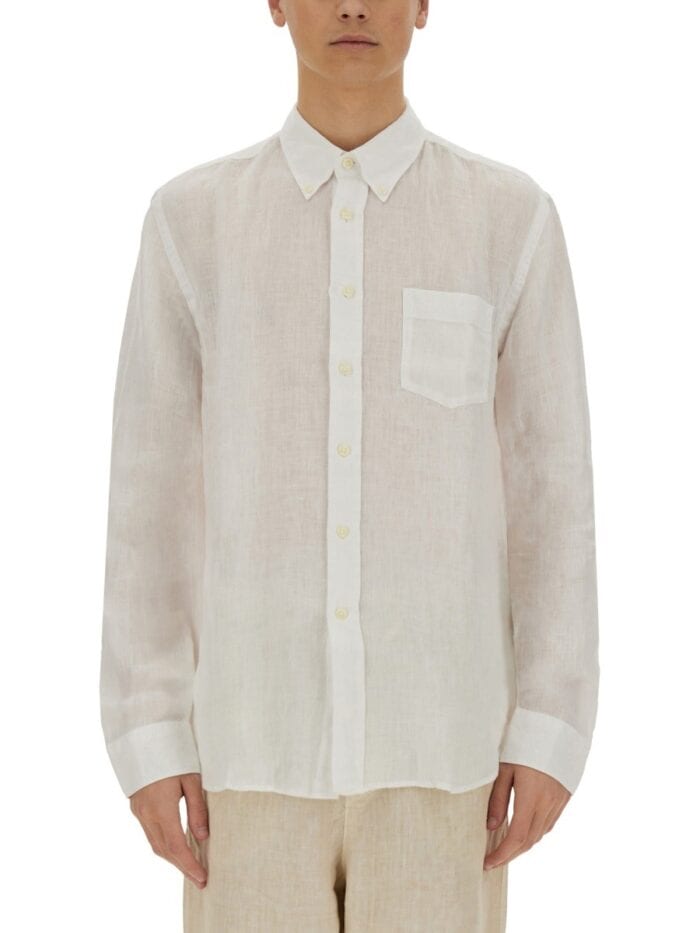 120% LINO BUTTON DOWN SHIRT