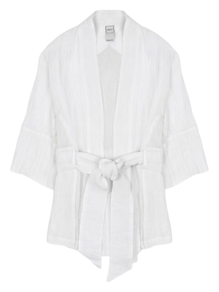 120% lino giacca kimono in lino 120% LINO GIACCA KIMONO IN LINO