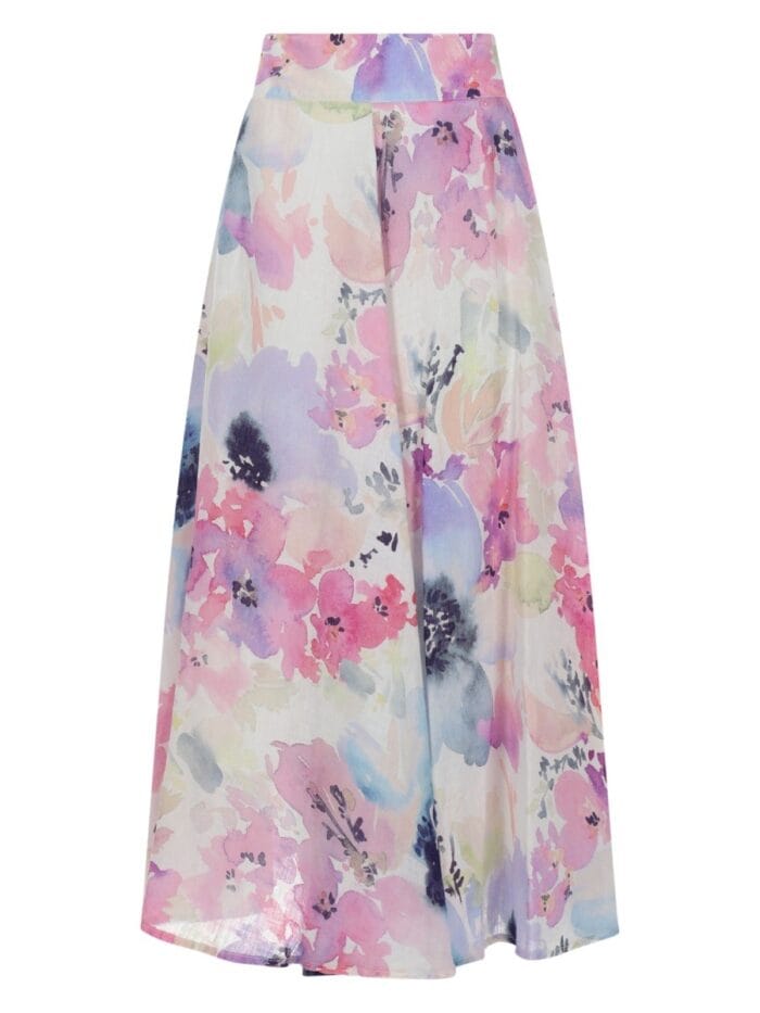 120% LINO GONNA LUNGA IN LINO