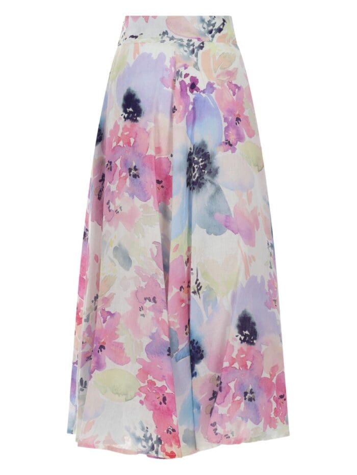 120% LINO GONNA LUNGA IN LINO