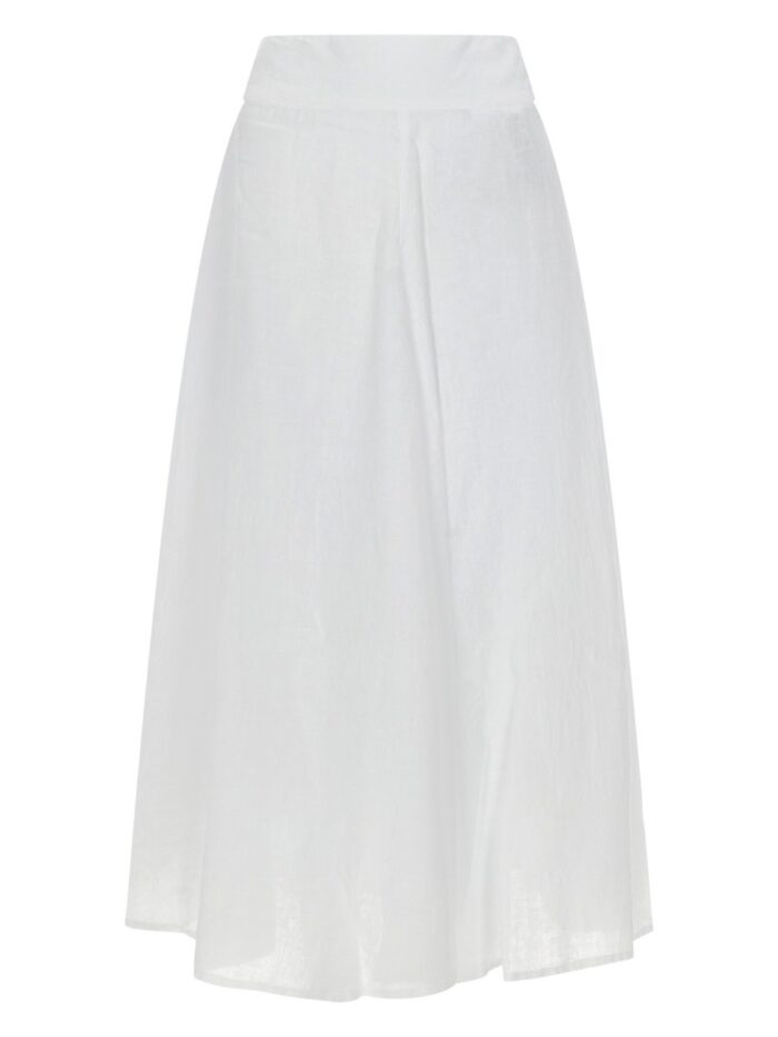 120% LINO GONNA LUNGA IN LINO