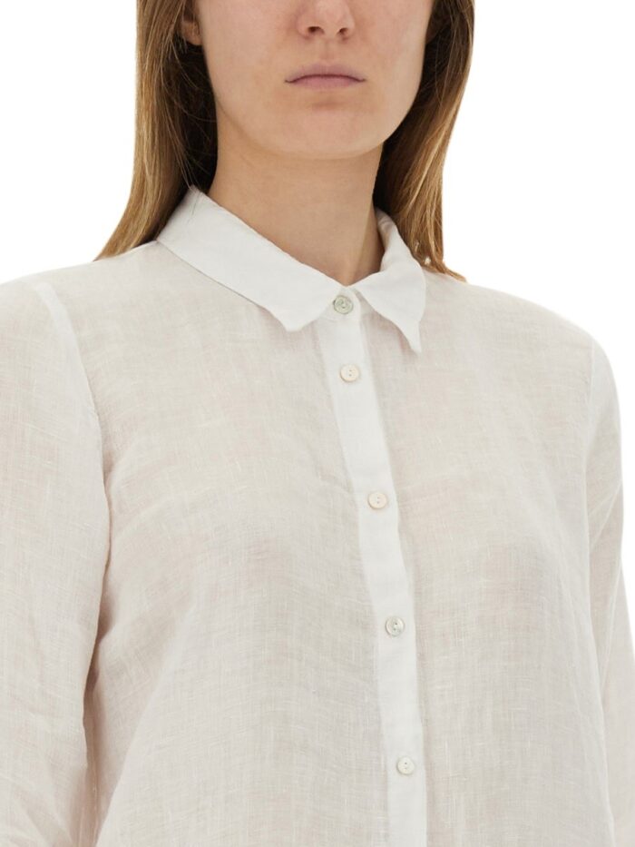120% LINO LINEN SHIRT DRESS