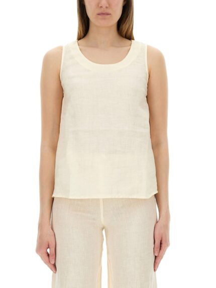 120% LINO LINEN TOP
