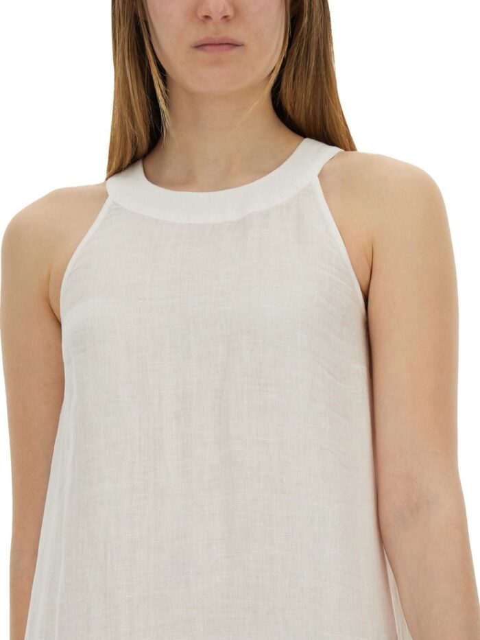 120% LINO LONG LINEN DRESS