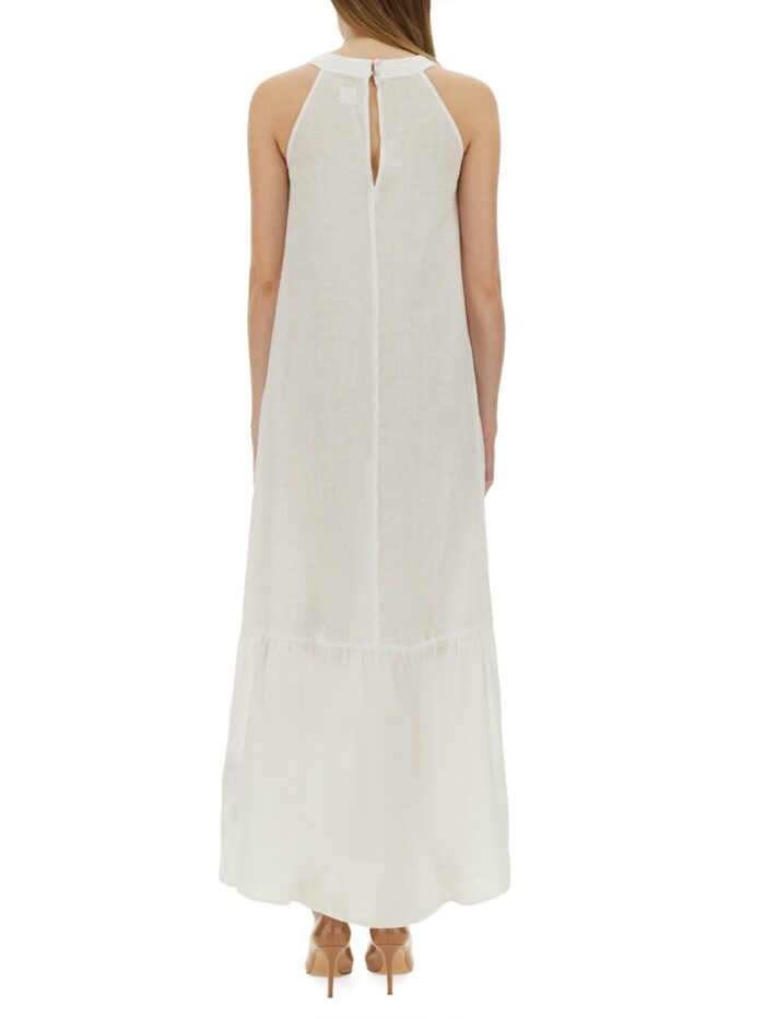 120% LINO LONG LINEN DRESS