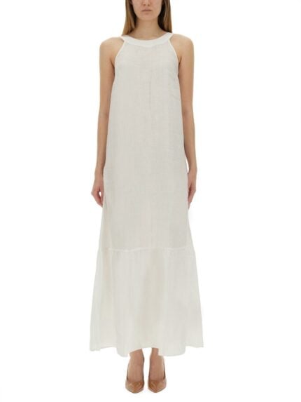 120% LINO LONG LINEN DRESS
