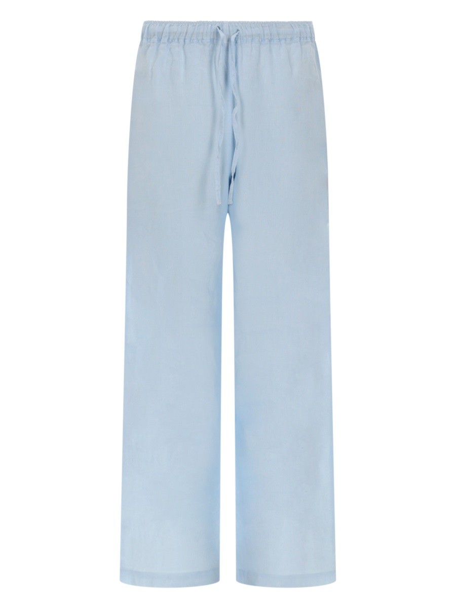 120% LINO PANTALONE AMPIO IN LINO