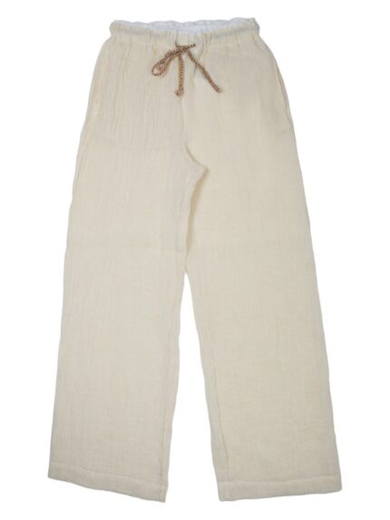 120% LINO PANTALONE IN LINO