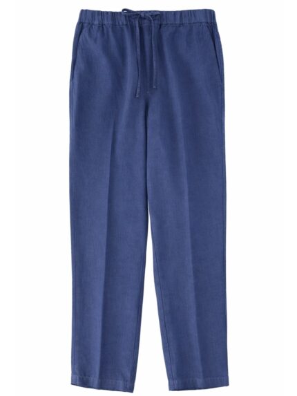 120% LINO PANTALONE IN LINO CON COULISSE