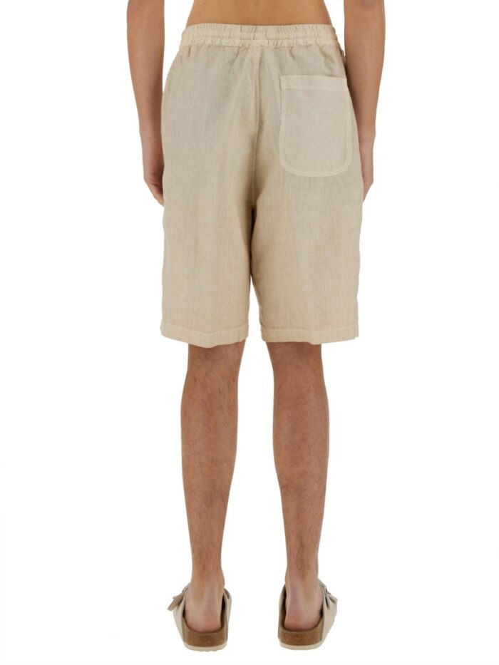 120% LINO SHORTS WITH DRAWSTRING