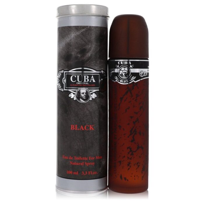 cuba black by fragluxe mini edt spray 0.17 oz CUBA Black By Fragluxe - Mini EDT Spray 0.17 Oz - Image 1