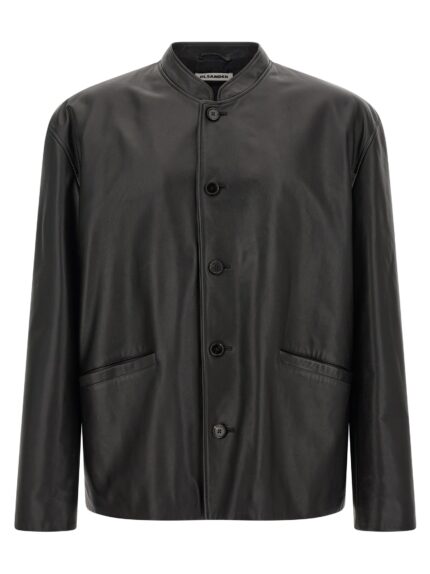 JIL SANDER '145' Leather Jacket
