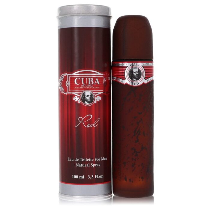 cuba red by fragluxe mini edt spray 0.17 oz Cuba Red By Fragluxe - Mini EDT Spray 0.17 Oz - Image 1
