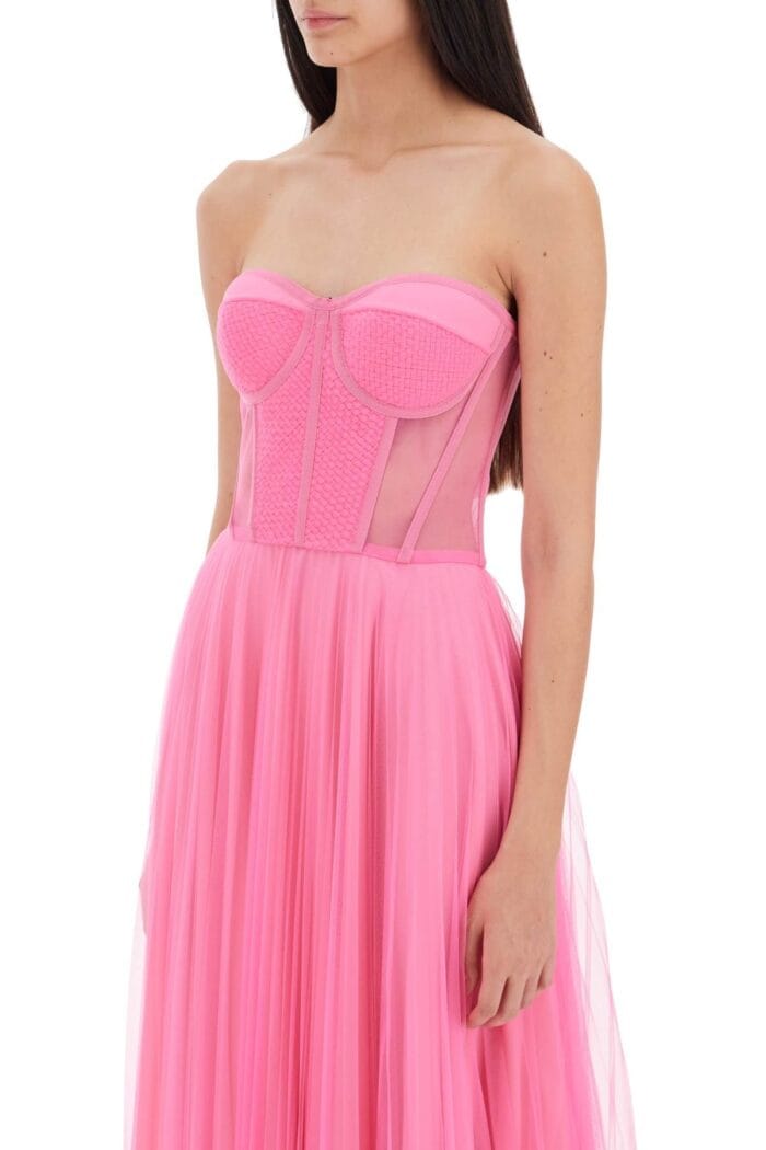 1913 Dresscode Tulle Long Bustier Dress