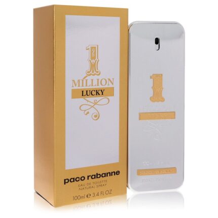 1 Million Lucky By Paco Rabanne - Eau De Toilette Spray 3.4 Oz