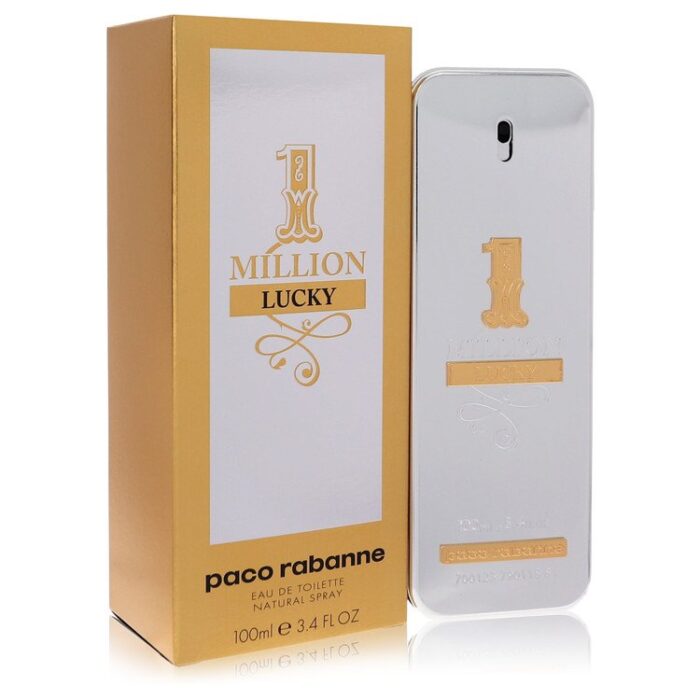1 Million Lucky By Paco Rabanne - Eau De Toilette Spray 3.4 Oz