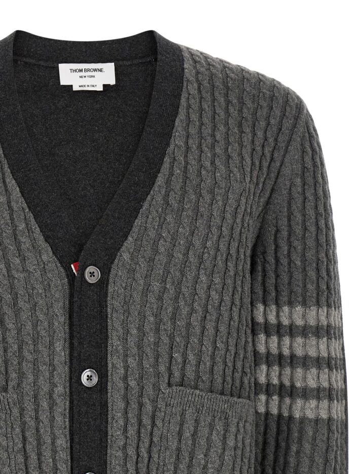 THOM BROWNE 2-in-1 Trompe L'œil Cardigan