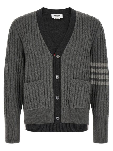 THOM BROWNE 2-in-1 Trompe L'œil Cardigan