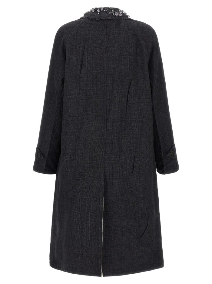 PRADA 2-in-1 Wales Mouliné Coat