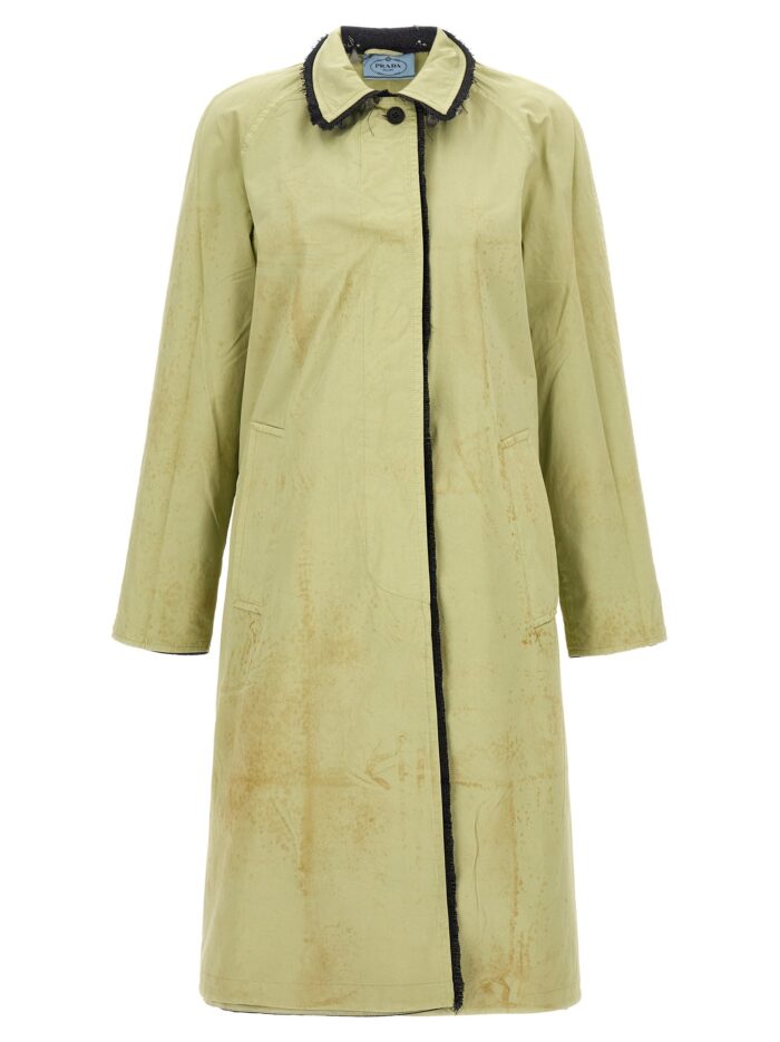 PRADA 2-in-1 Wales Mouliné Coat