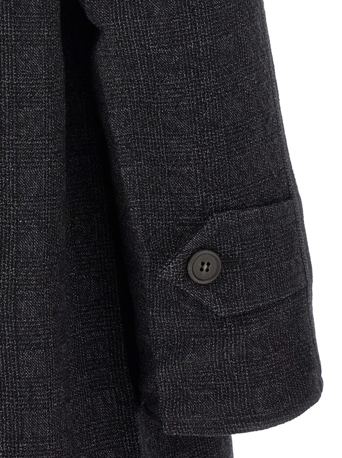 PRADA 2-in-1 Wales Mouliné Coat
