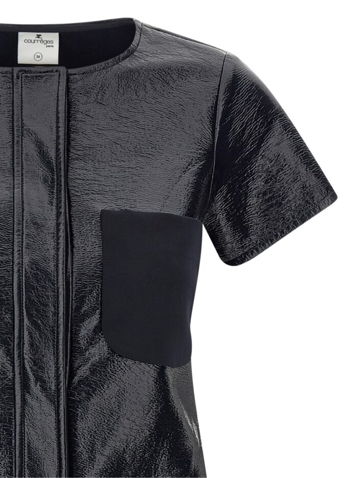 COURREGES '2-Pocket Vinyl' Dress