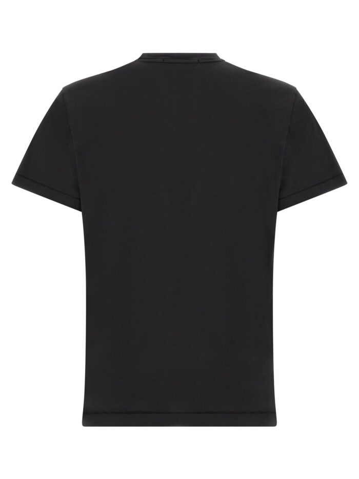 Stone Island Cotton T-shirt With Front Logo Patch