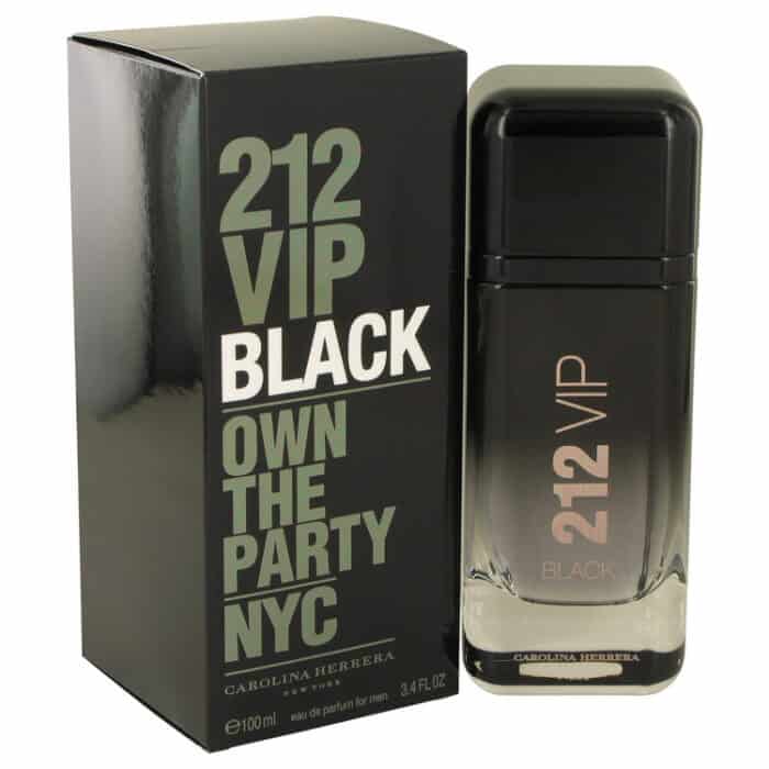 212 VIP Black By Carolina Herrera - Eau De Parfum Spray 3.4 Oz