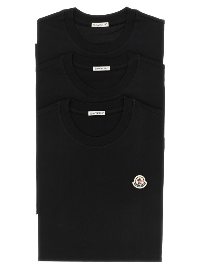 moncler 3 pack logo patch t shirt Moncler 3-pack Logo Patch T-shirt