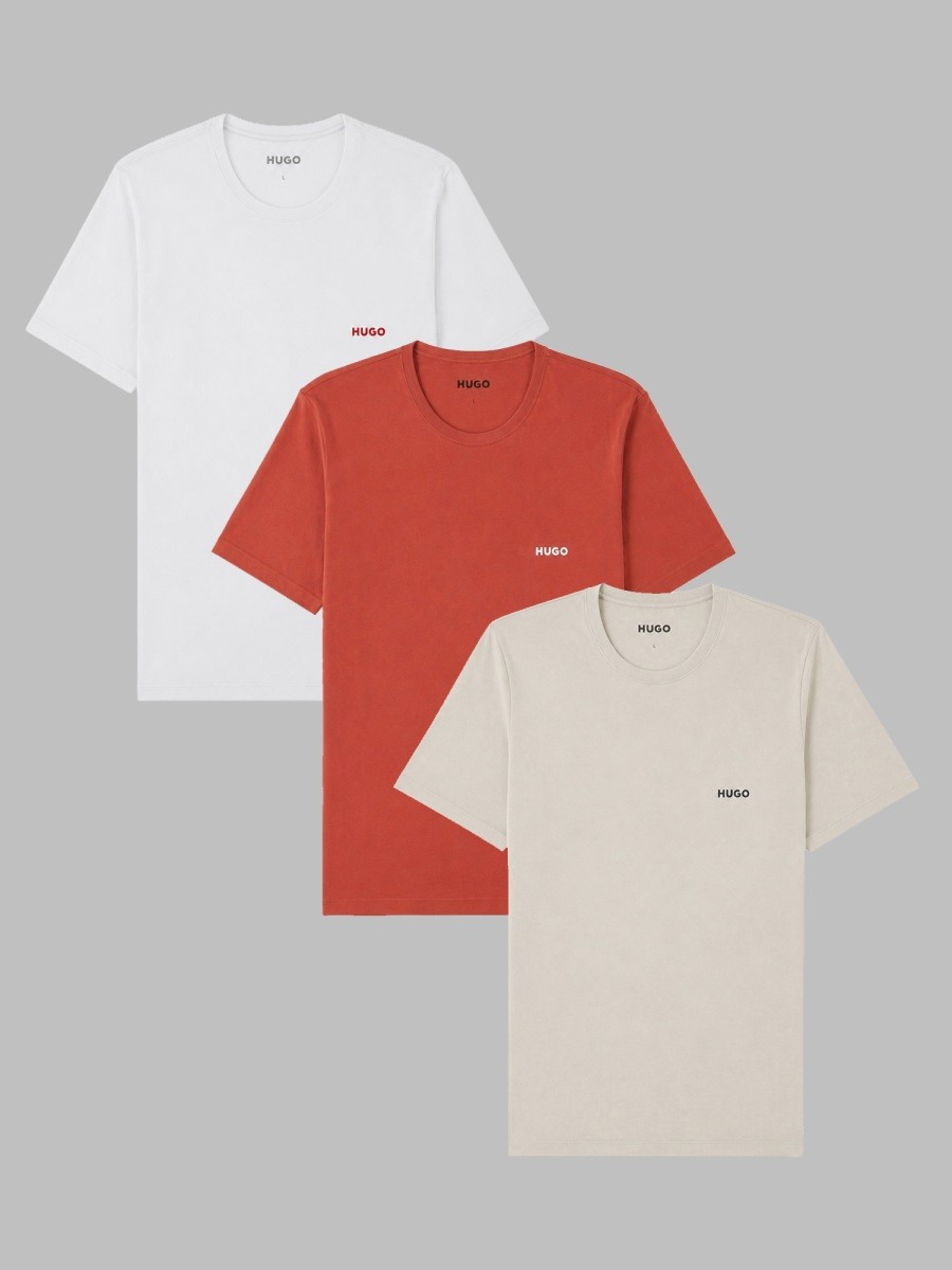 Hugo 3-PACK T-SHIRT CON LOGO