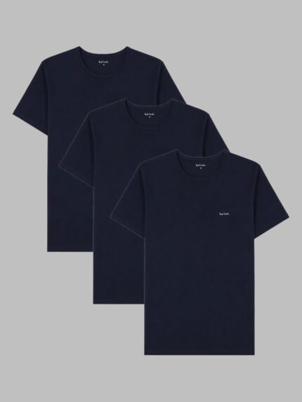 PAUL SMITH 3-PACK T-SHIRT INTIME IN COTONE