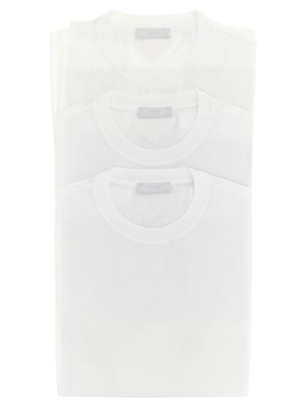 PRADA 3-pack Triangle Logo T-shirt