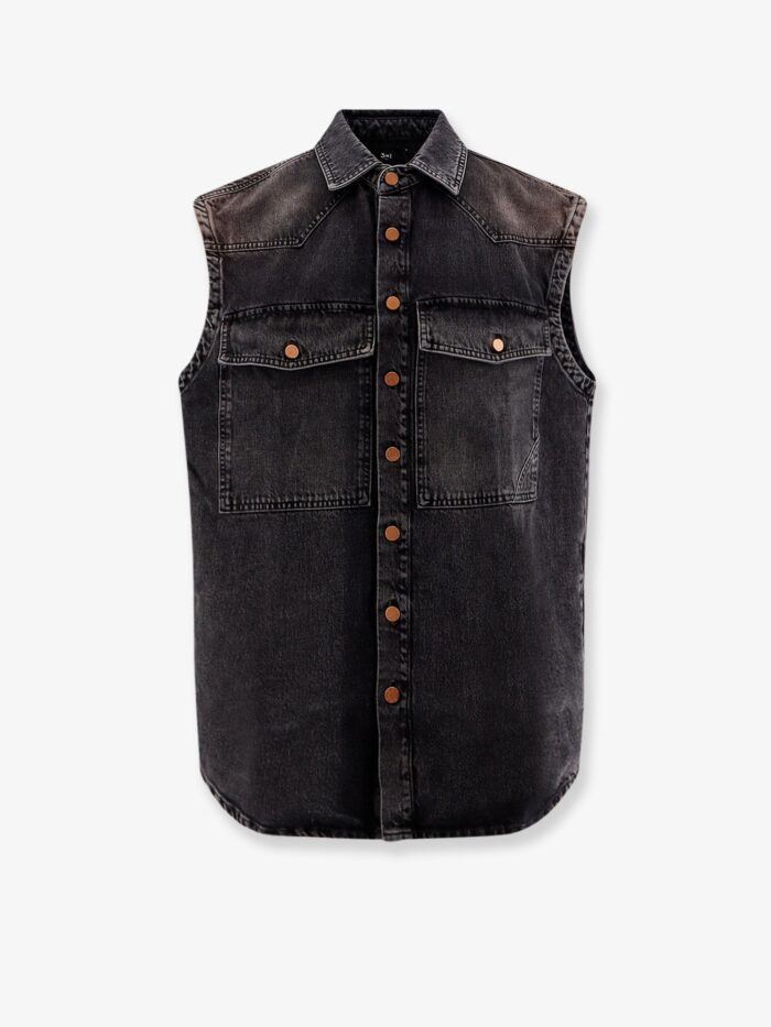 3X1 Black Denim Oversize Shirt