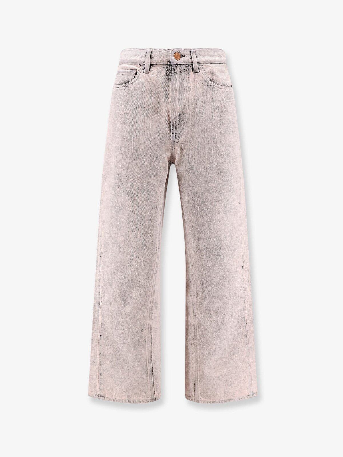 3X1 Denim Jeans With Bleached Pattern