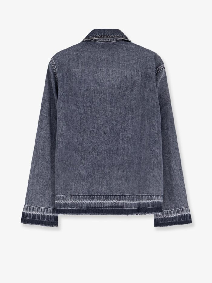 3X1 Denim Shirt With Frayed Edges