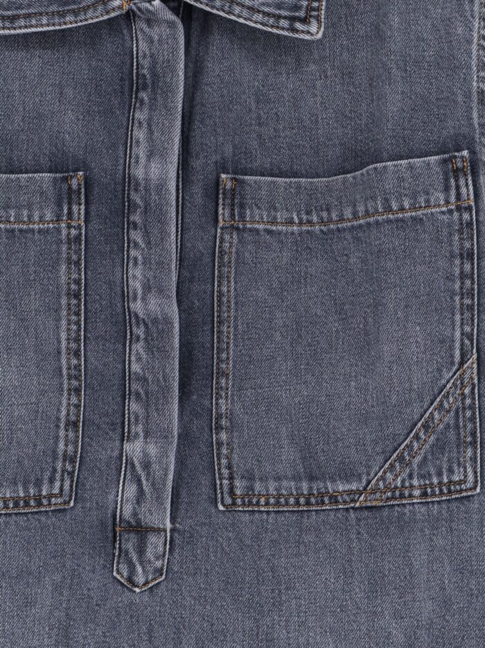 3X1 Denim Shirt With Frayed Edges