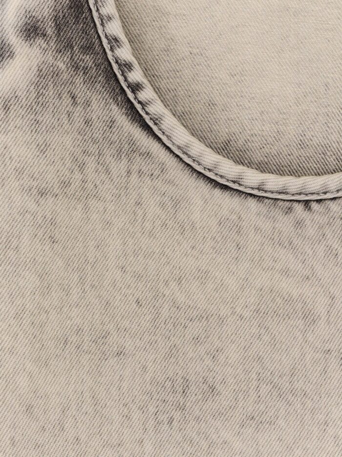 3X1 Moon Stone-washed Denim Tank Top