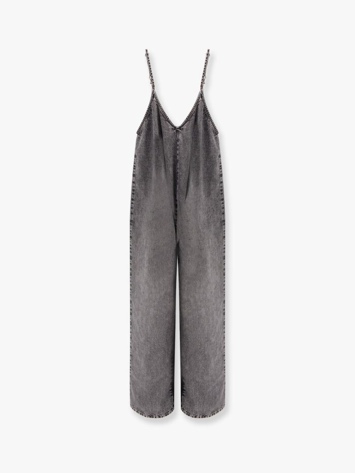 3X1 Taty Romper Grey Denim Jumpsuit. The Real Jean