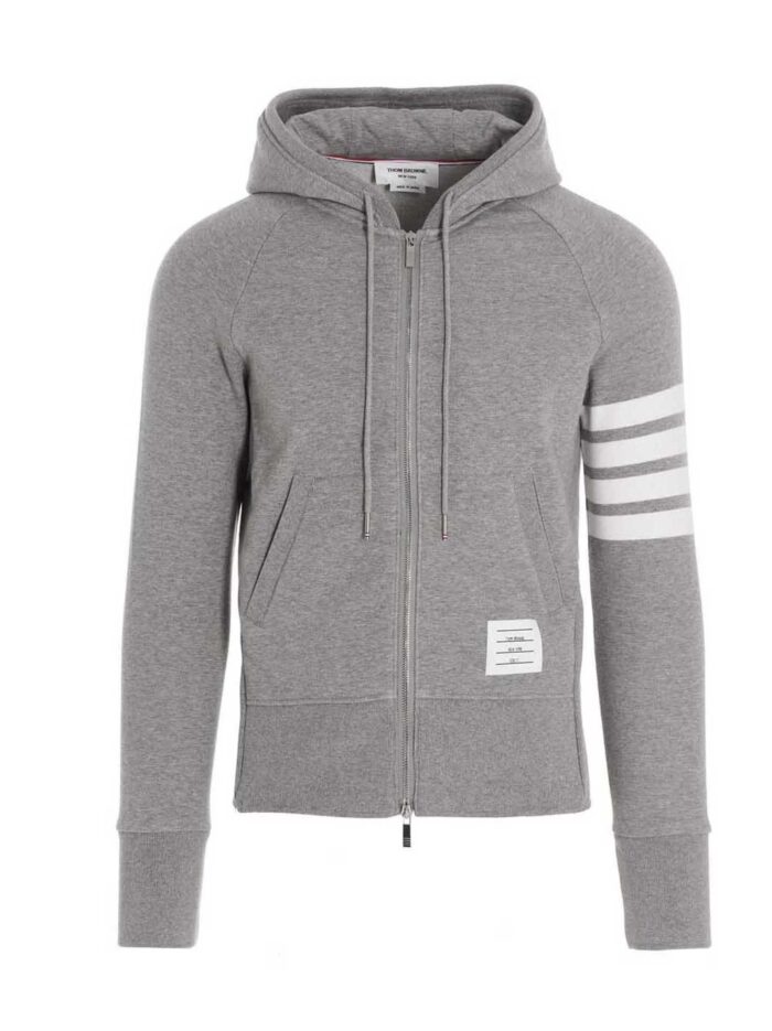 thom browne '4 bar' hoodie THOM BROWNE '4 Bar' Hoodie
