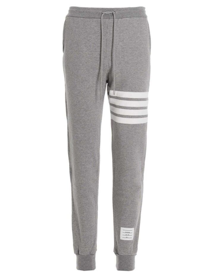 THOM BROWNE '4 Bar’ Joggers