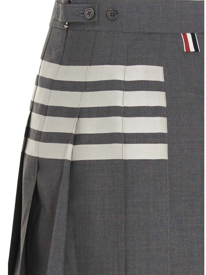 THOM BROWNE '4 Bar’ Skirt