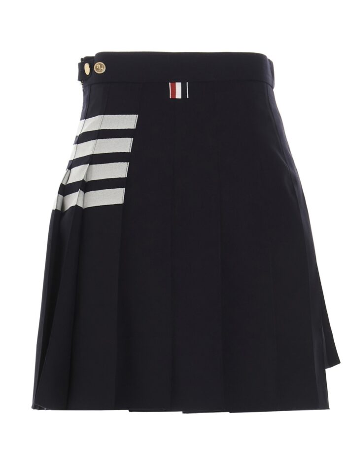 THOM BROWNE '4 Bar’ Skirt