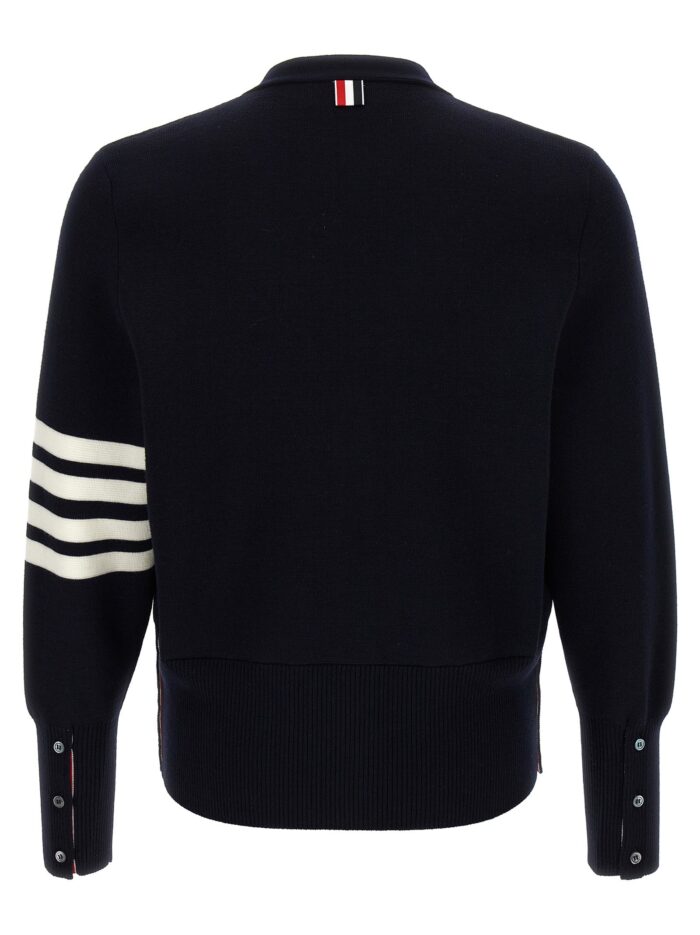THOM BROWNE '4-Bar' Wool Cardigan