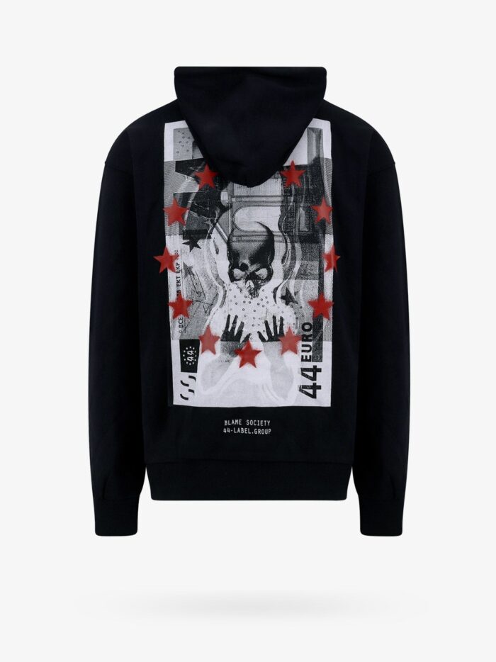 44 LABEL GROUP Cotton Sweashirt With Logo Print
