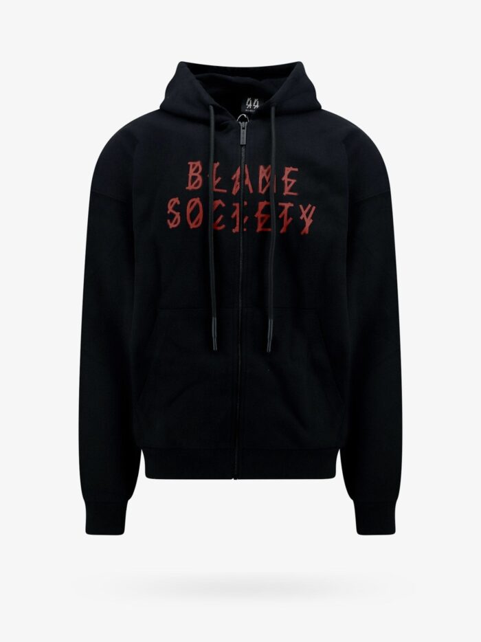 44 LABEL GROUP Cotton Sweashirt With Logo Print
